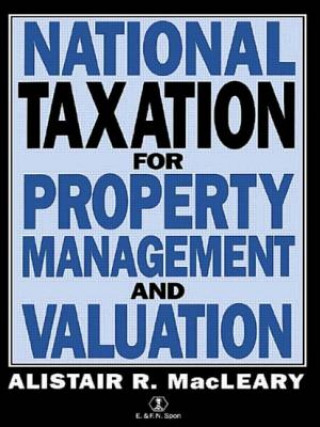 Könyv National Taxation for Property Management and Valuation A. MacLeary
