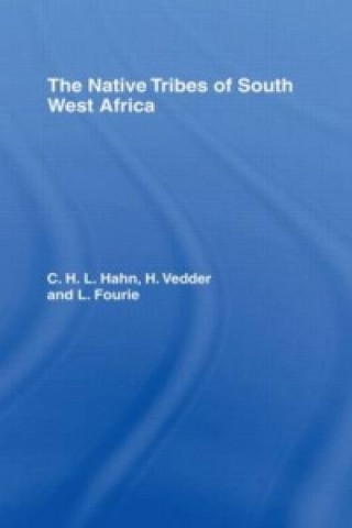 Carte Native Tribes of South West Africa Louis Fourie