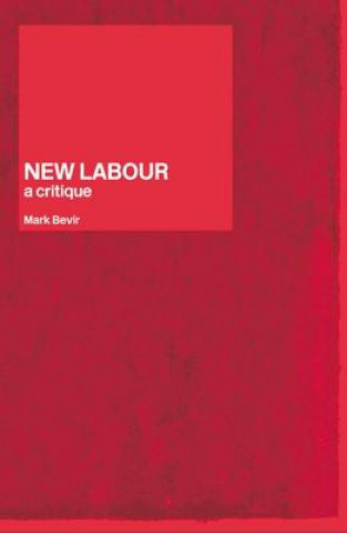 Libro New Labour Mark Bevir