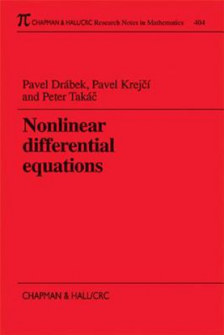 Book Nonlinear Differential Equations Drabek