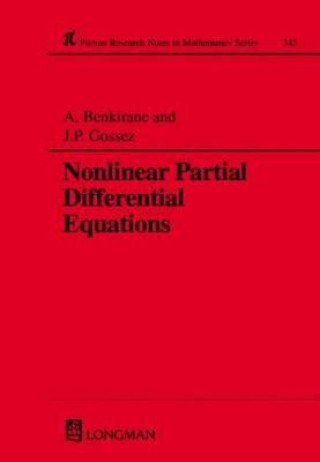 Book Nonlinear Partial Differential Equations Abdelmoujib Benkirane