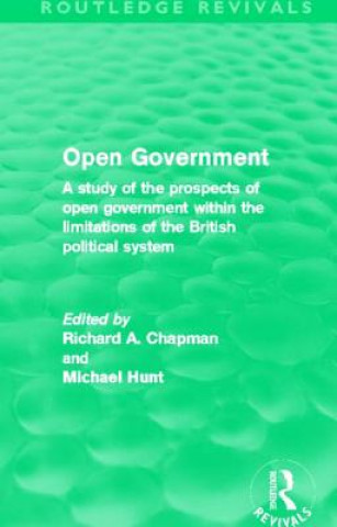 Kniha Open Government (Routledge Revivals) 