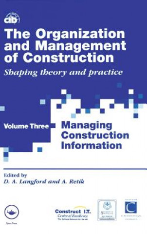 Kniha Organization and Management of Construction David Langford