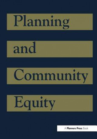 Książka Planning and Community Equity American Institute of Certified Planners