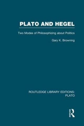 Knjiga Plato and Hegel (RLE: Plato) Gary Browning