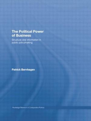 Kniha Political Power of Business Patrick Bernhagen