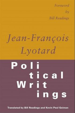 Kniha Political Writings Jean-Francois Lyotard
