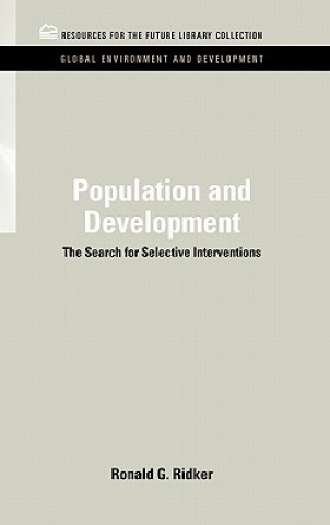 Knjiga Population and Development Ronald G. Ridker