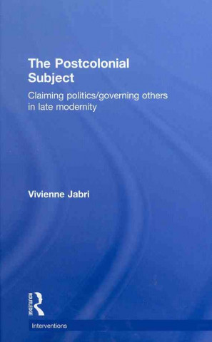 Buch Postcolonial Subject Vivienne Jabri