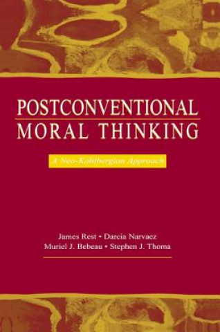 Kniha Postconventional Moral Thinking Muriel J. Bebeau