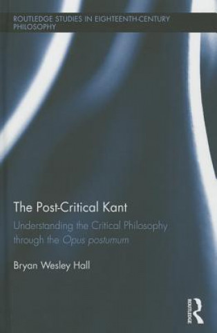 Libro Post-Critical Kant Bryan Hall