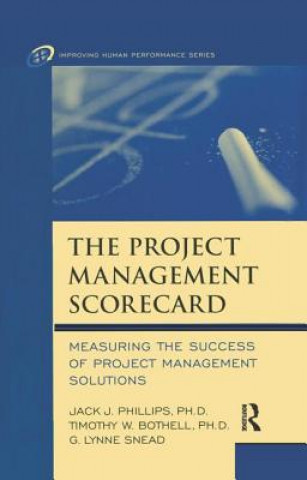 Kniha Project Management Scorecard G.Lynne Snead