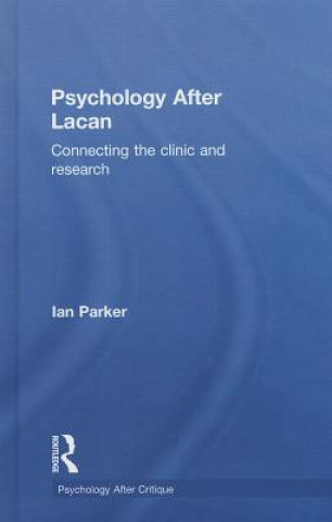 Knjiga Psychology After Lacan Ian Parker