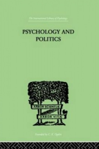 Kniha Psychology and Politics W. H. R. Rivers