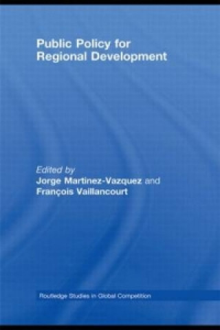 Boek Public Policy for Regional Development Francois Vaillancourt