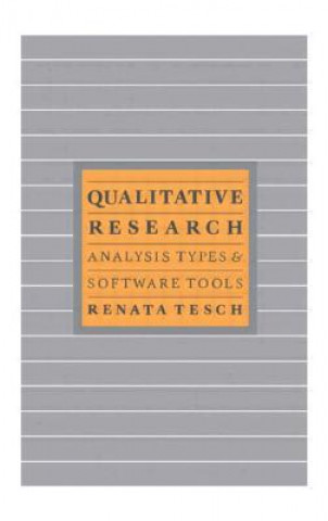 Książka Qualitative Research: Analysis Types & Tools Renate Tesch