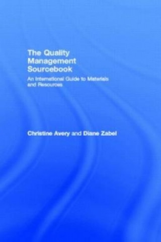 Kniha Quality Management Sourcebook Diane Zabel