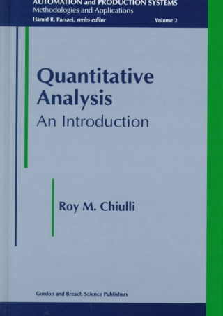 Kniha Quantitative Analysis Roy M. Chiulli