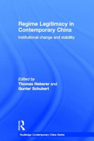 Książka Regime Legitimacy in Contemporary China 