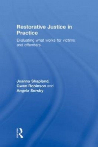 Book Restorative Justice in Practice Angela Sorsby