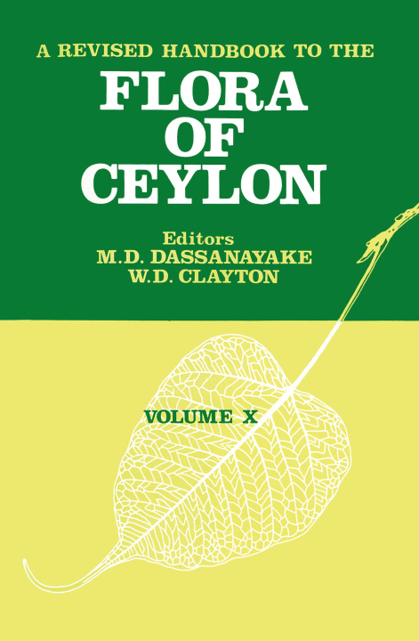 Carte Revised Handbook to the Flora of Ceylon - Volume 10 