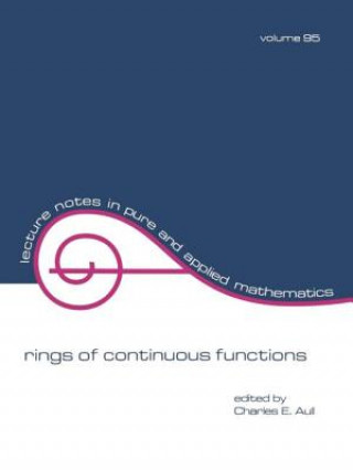 Kniha Rings of Continuous Function C. E. Aull