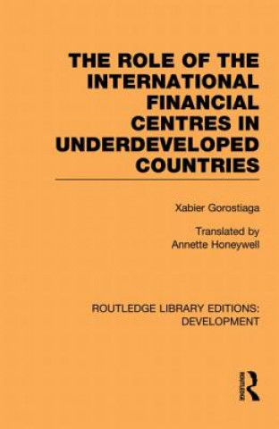 Carte role of the international financial centres in underdeveloped countries Vivianne Prochazka