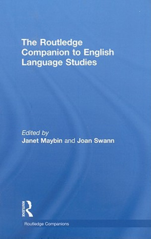 Kniha Routledge Companion to English Language Studies Joan Swann