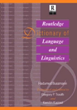 Libro Routledge Dictionary of Language and Linguistics Hadumod Bussmann