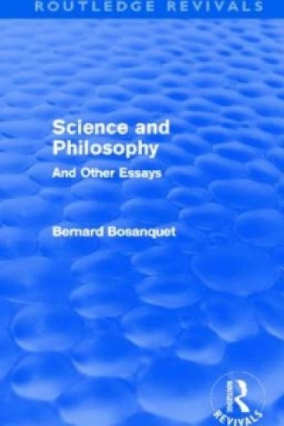 Buch Science and Philosophy (Routledge Revivals) Bernard Bosanquet