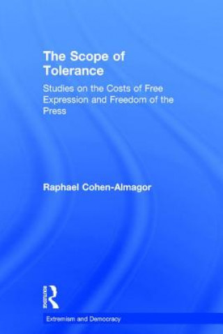 Libro Scope of Tolerance Cohen-Almagor