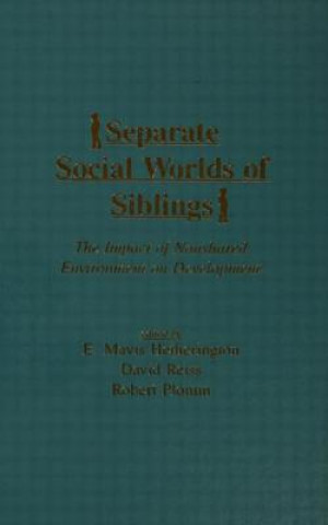 Kniha Separate Social Worlds of Siblings 