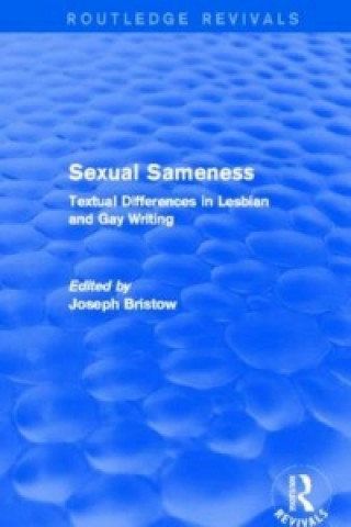 Book Sexual Sameness (Routledge Revivals) 