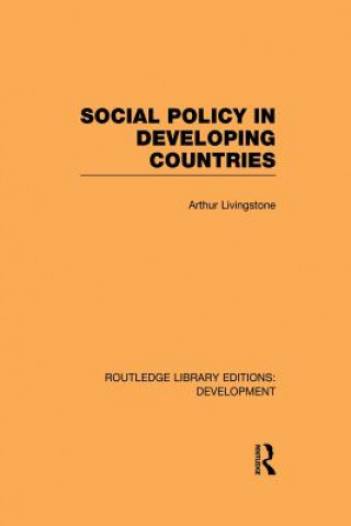 Boek Social Policy in Developing Countries Arthur Livingstone