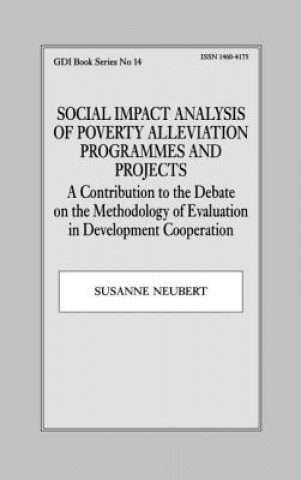 Buch Social Impact Analysis of Poverty Alleviation Programmes and Projects Susanne Neubert