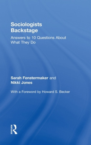 Kniha Sociologists Backstage Sarah Fenstermaker