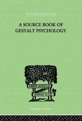 Libro Source Book Of Gestalt Psychology Willis D. Ellis