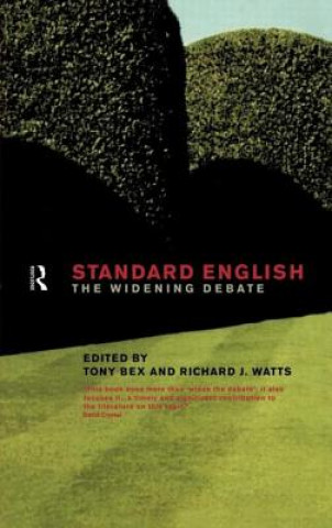 Könyv Standard English Richard J. Watts