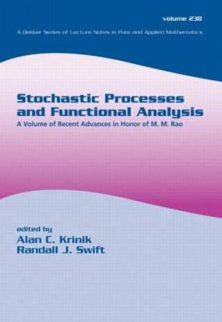 Knjiga Stochastic Processes and Functional Analysis Alan C. Krinik
