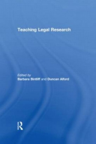 Knjiga Teaching Legal Research 