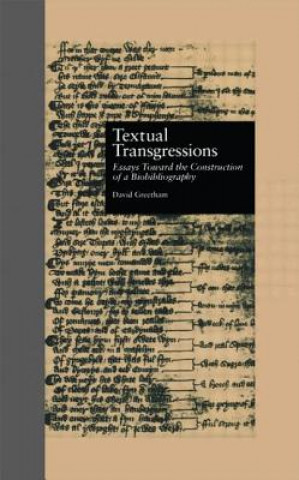 Kniha Textual Transgressions David C. Greetham