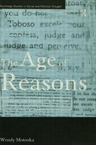 Knjiga Age of Reasons Wendy Motooka