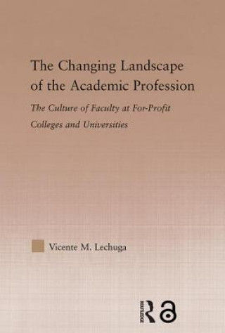 Kniha Changing Landscape of the Academic Profession Vicente M. Lechuga