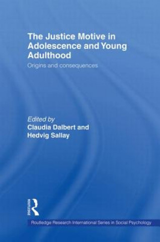 Książka Justice Motive in Adolescence and Young Adulthood 