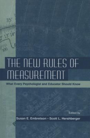 Knjiga New Rules of Measurement Susan E. Embretson