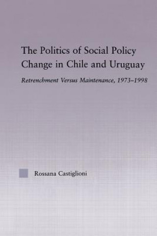 Kniha Politics of Social Policy Change in Chile and Uruguay Rossana Castiglioni Nunez