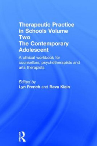 Könyv Therapeutic Practice in Schools Volume Two The Contemporary Adolescent 