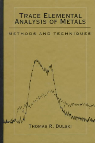 Kniha Trace Elemental Analysis of Metals Thomas R. Dulski