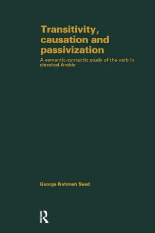 Könyv Transivity Causatn & Passivizatn George Nehmeh Saad
