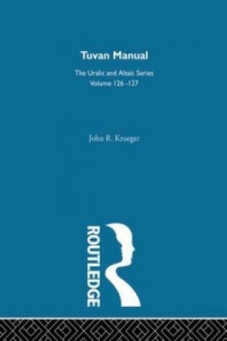 Kniha Tuvan Manual John R. Krueger